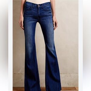 McGuire Majorelle Vintage Flare Jeans Dark Wash Low Rise Womens Size 24